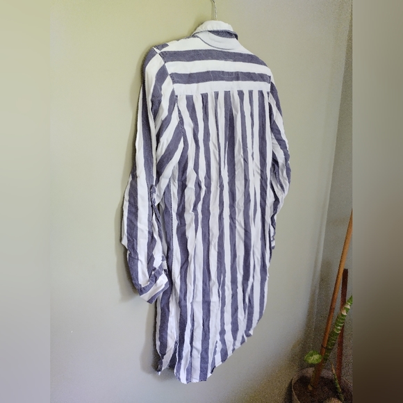 Rails Julian Libson Stripe Collared Button Down Top Women's Size Small - Picture 2 of 7